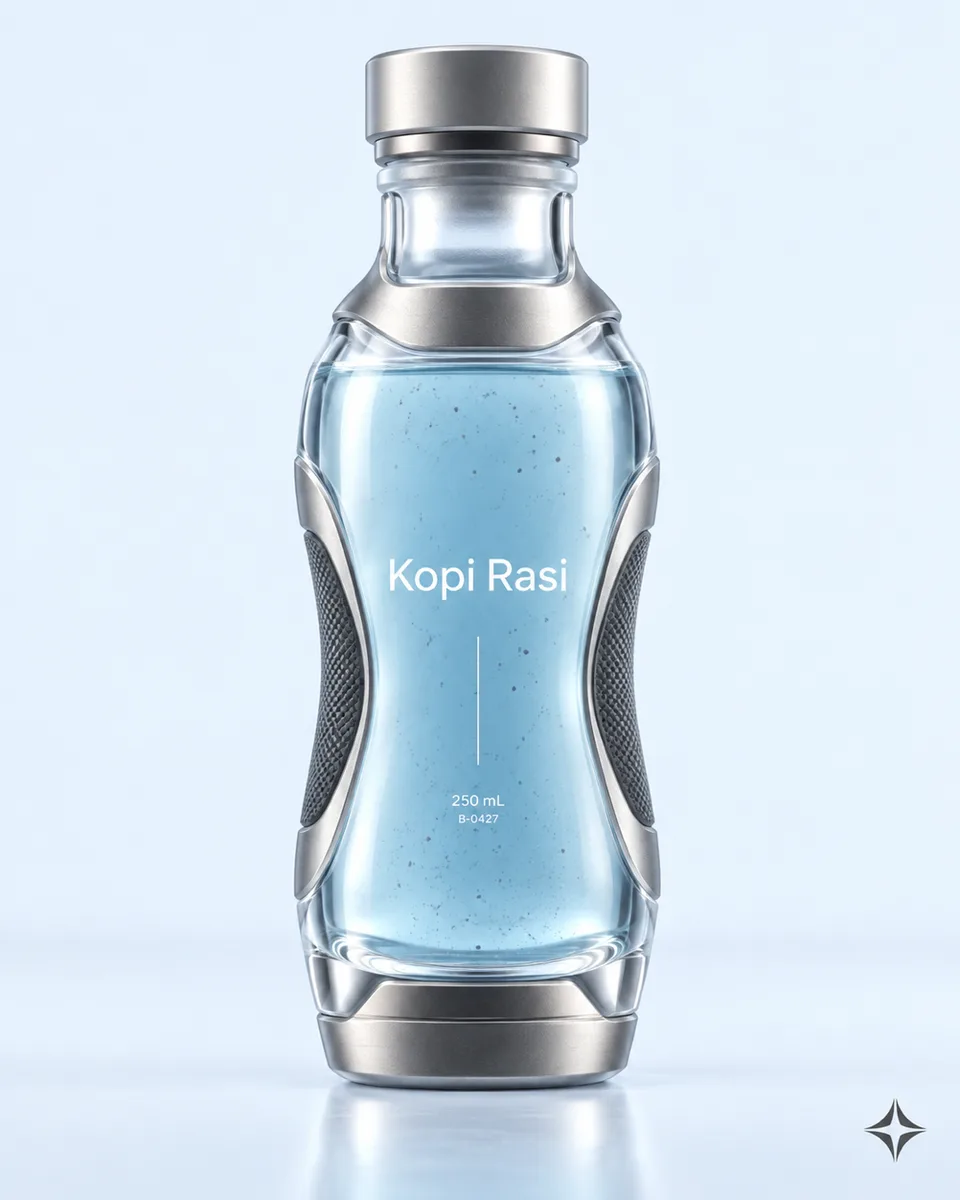 {{brand_name}} ({{industry_desc}}) meluncurkan minuman fungsional: botol berlapis titanium dan kaca frosted dengan caira