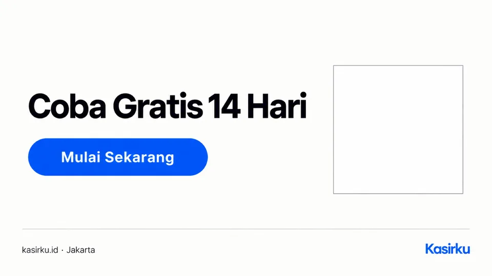 Headline ajakan {{headline}} besar, tombol {{cta}} {{primary_color}}, kotak persegi kosong untuk QR, baris kontak {{loca